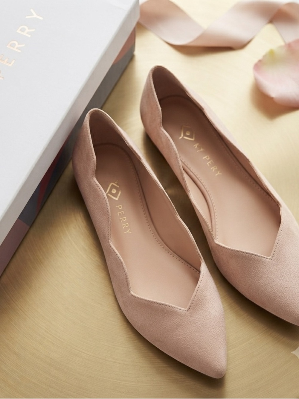 Katy Perry Collections Women's Beige Flats